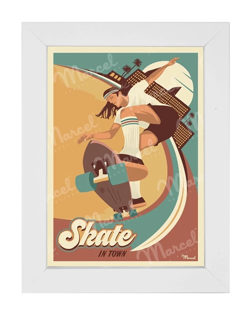 Carte Postale "Skate in Town"