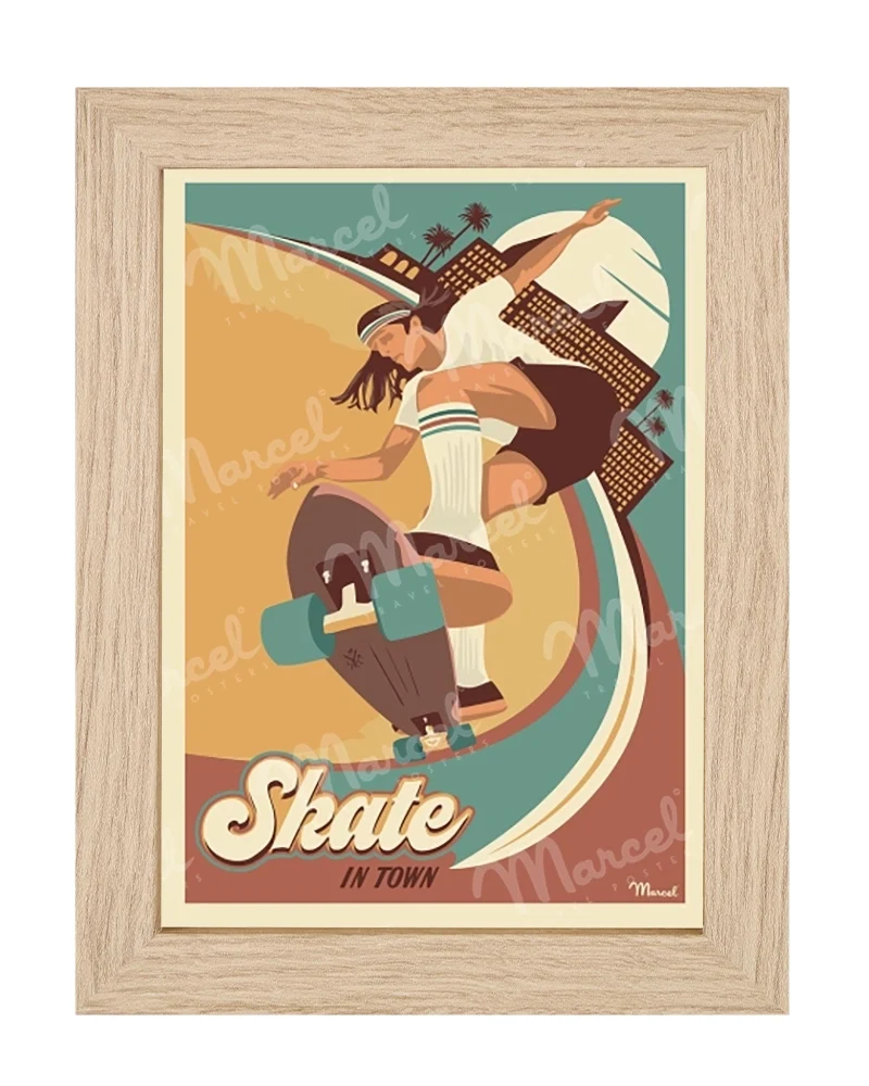 Carte Postale "Skate in Town"