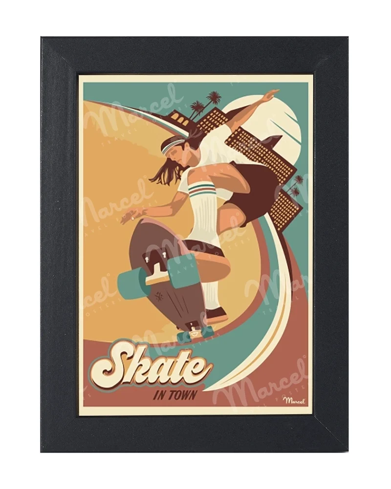 Carte Postale "Skate in Town"