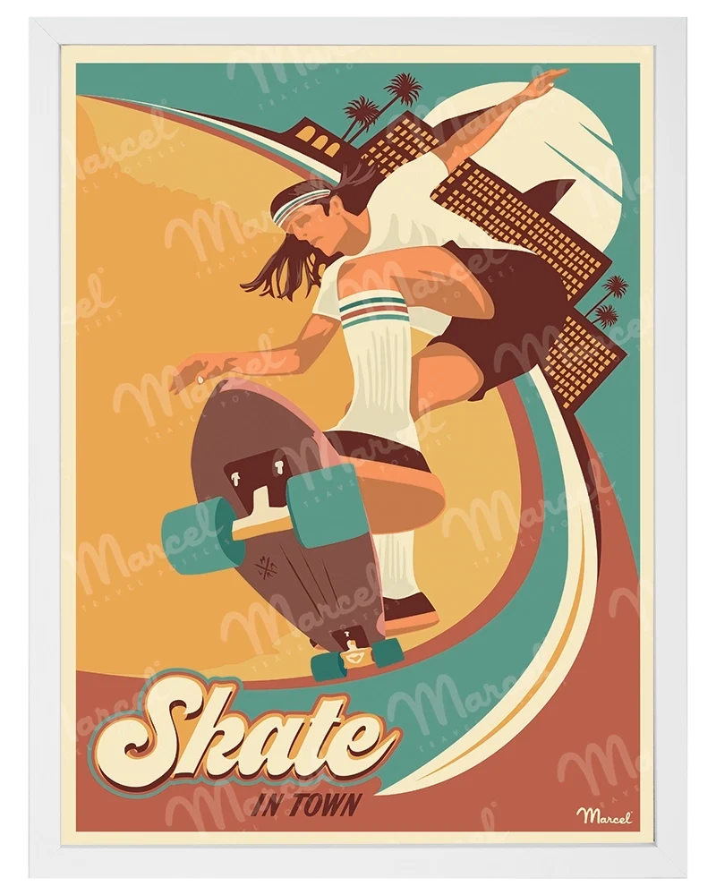 Affiche "Skate in Town"