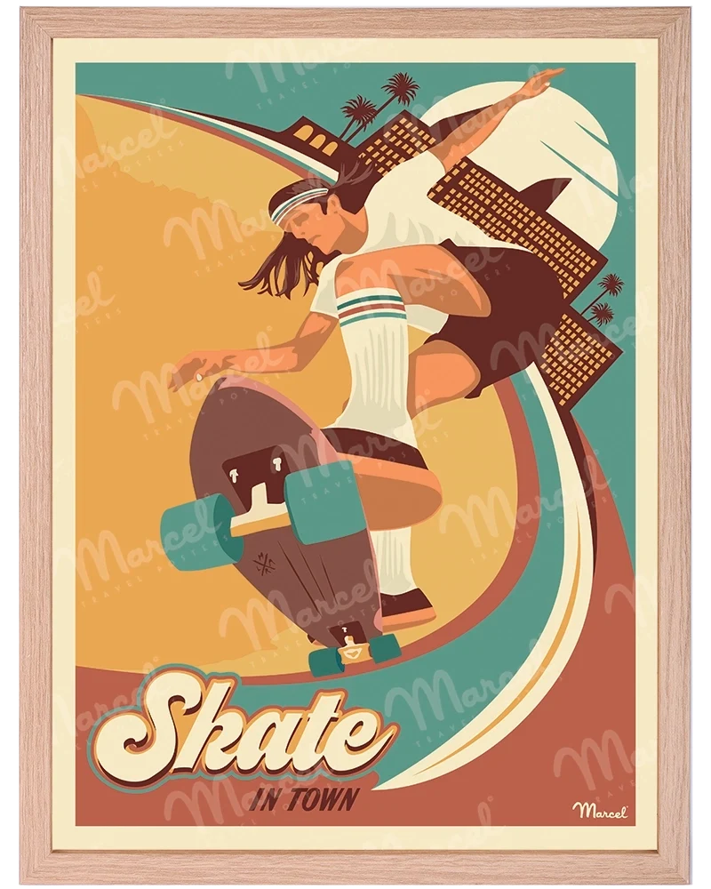 Affiche "Skate in Town"