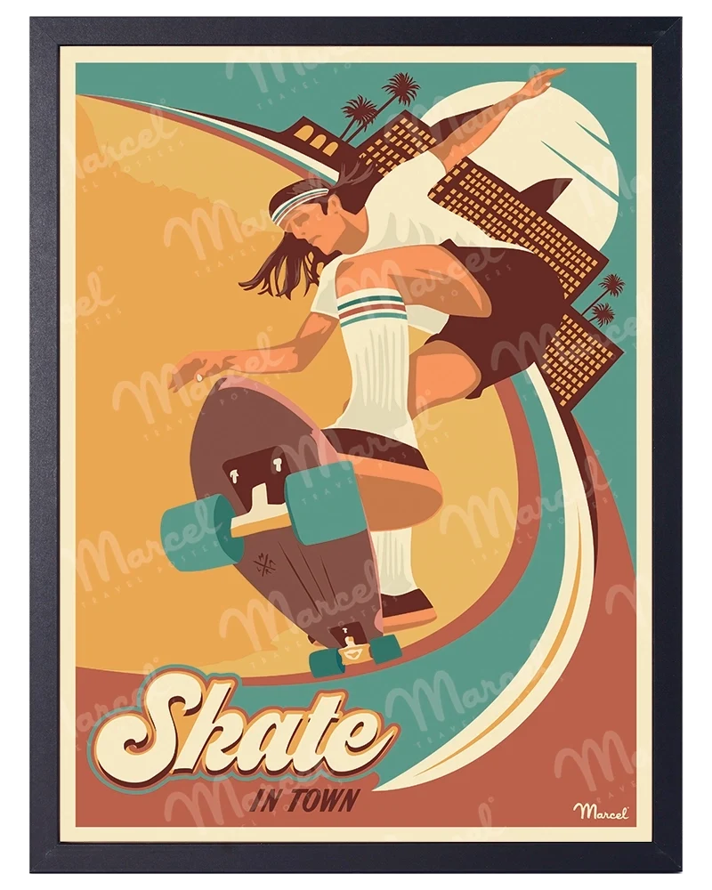 Affiche "Skate in Town"