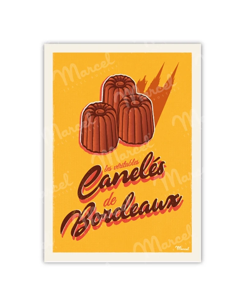Carte Postale "Canelés de BORDEAUX"
