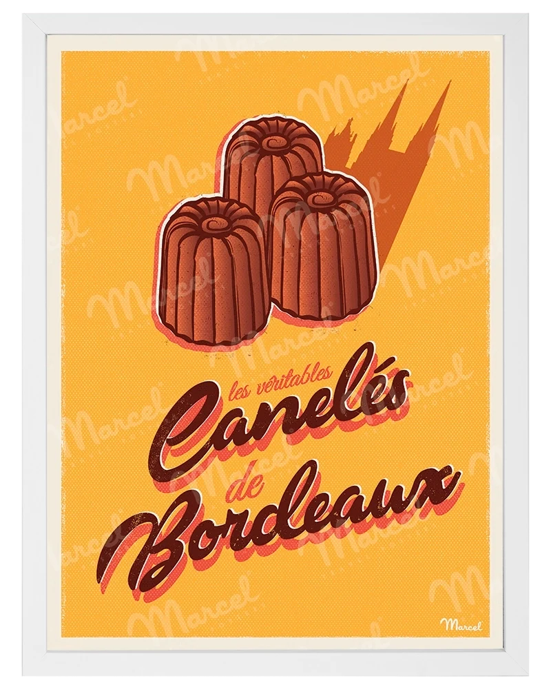 Affiche "Canelés de BORDEAUX"
