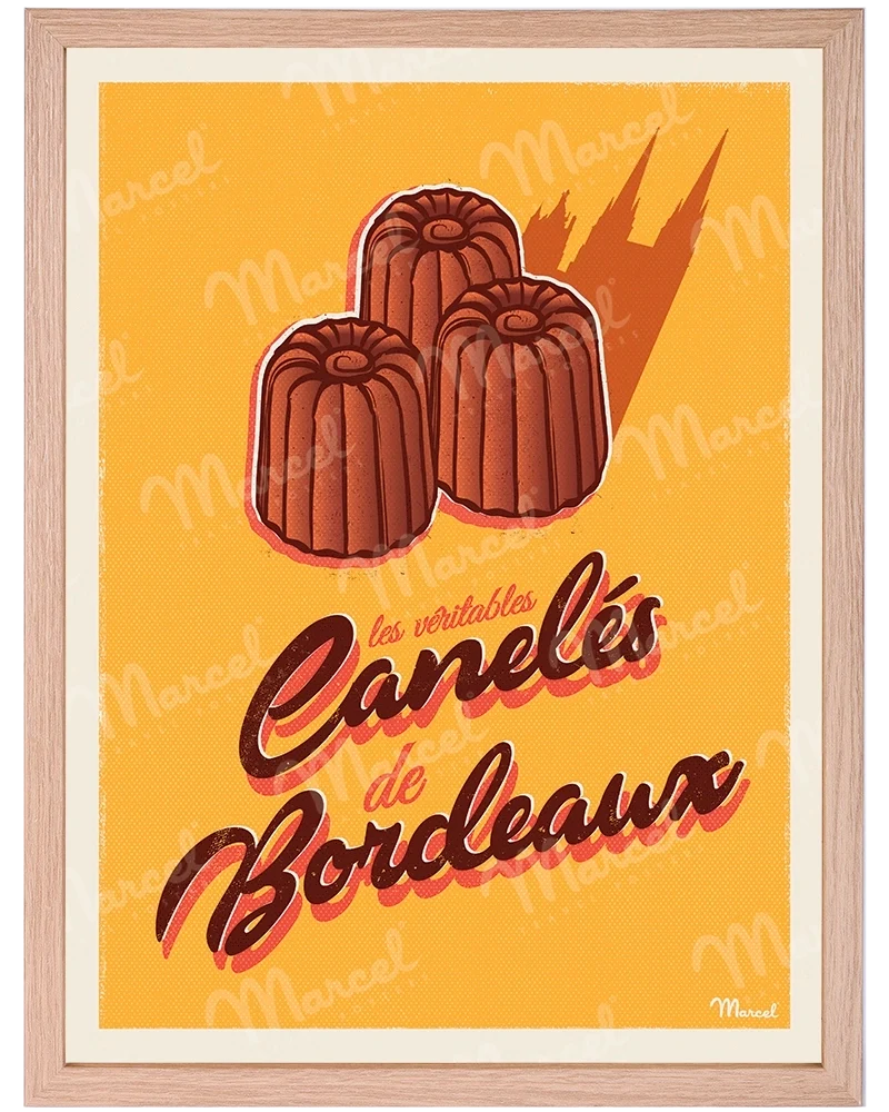Affiche "Canelés de BORDEAUX"