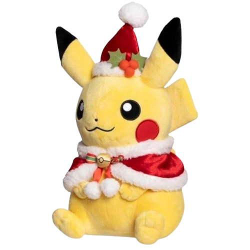 Peluche Pokémon Center - Pikachu Noël 30cm