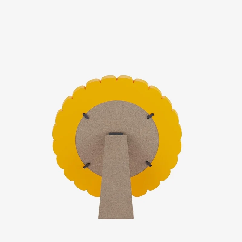 Cadre photo poser ovale Vend me, jaune