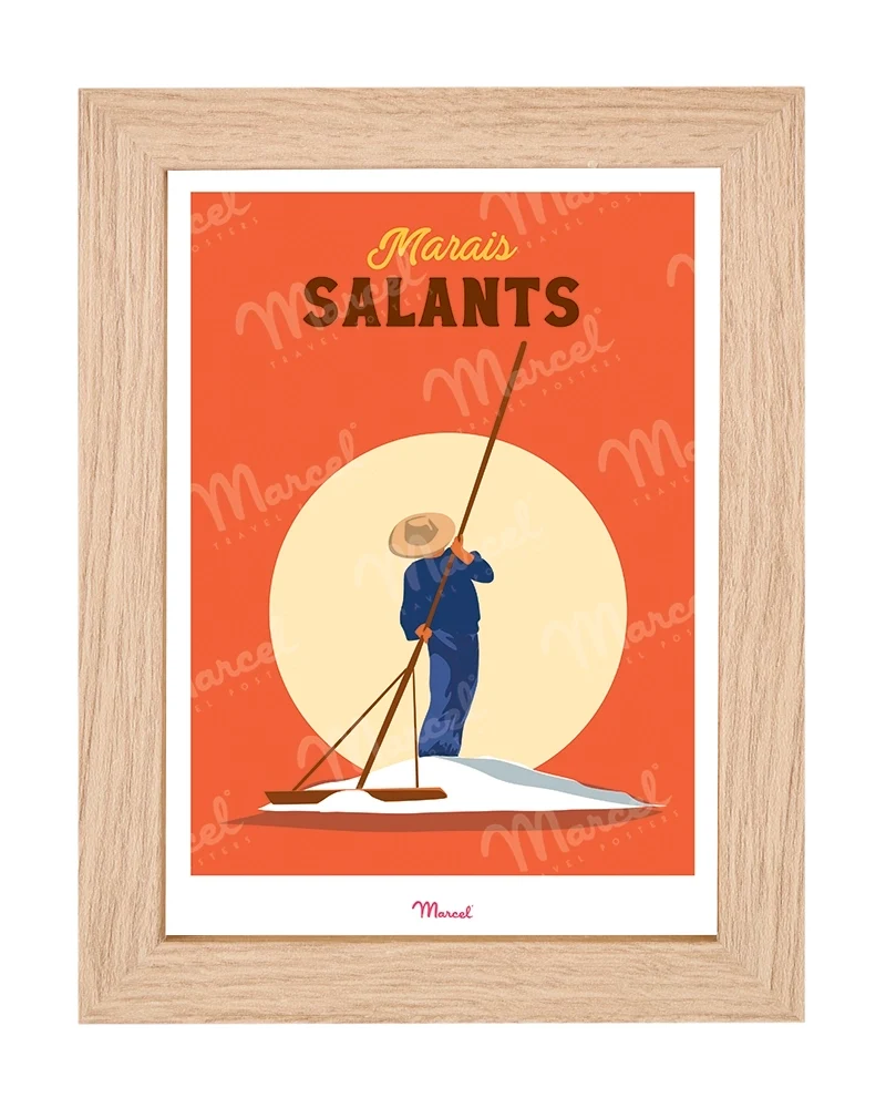 Carte postale Travel Color "Marais Salants"