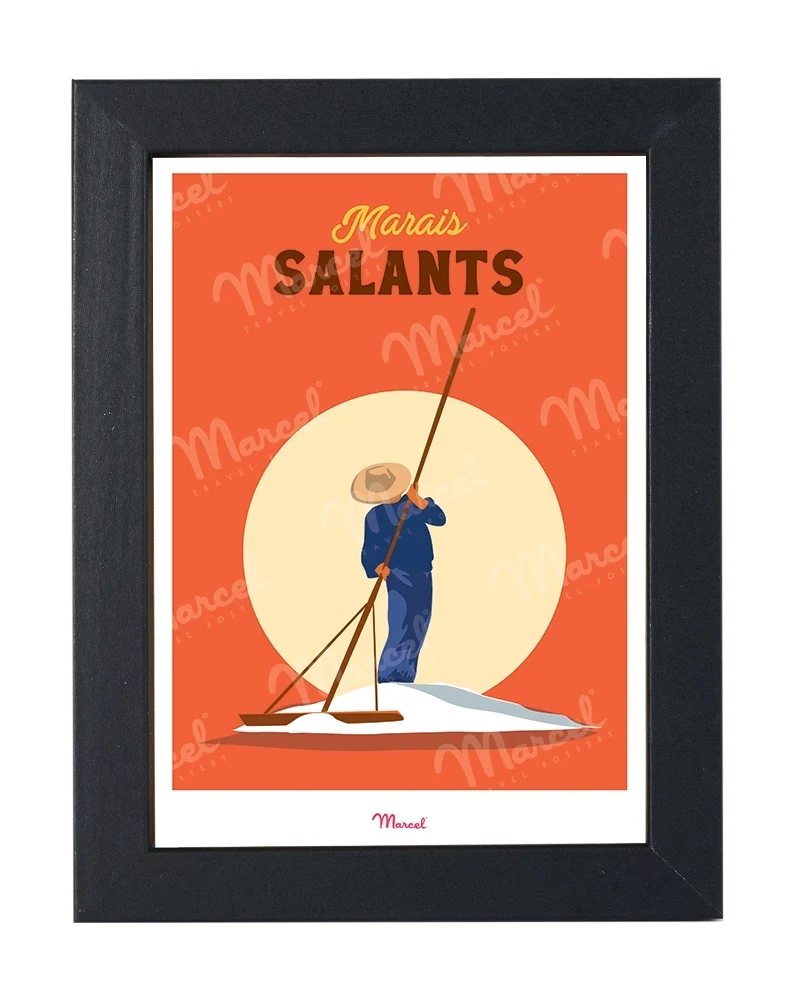 Carte postale Travel Color "Marais Salants"