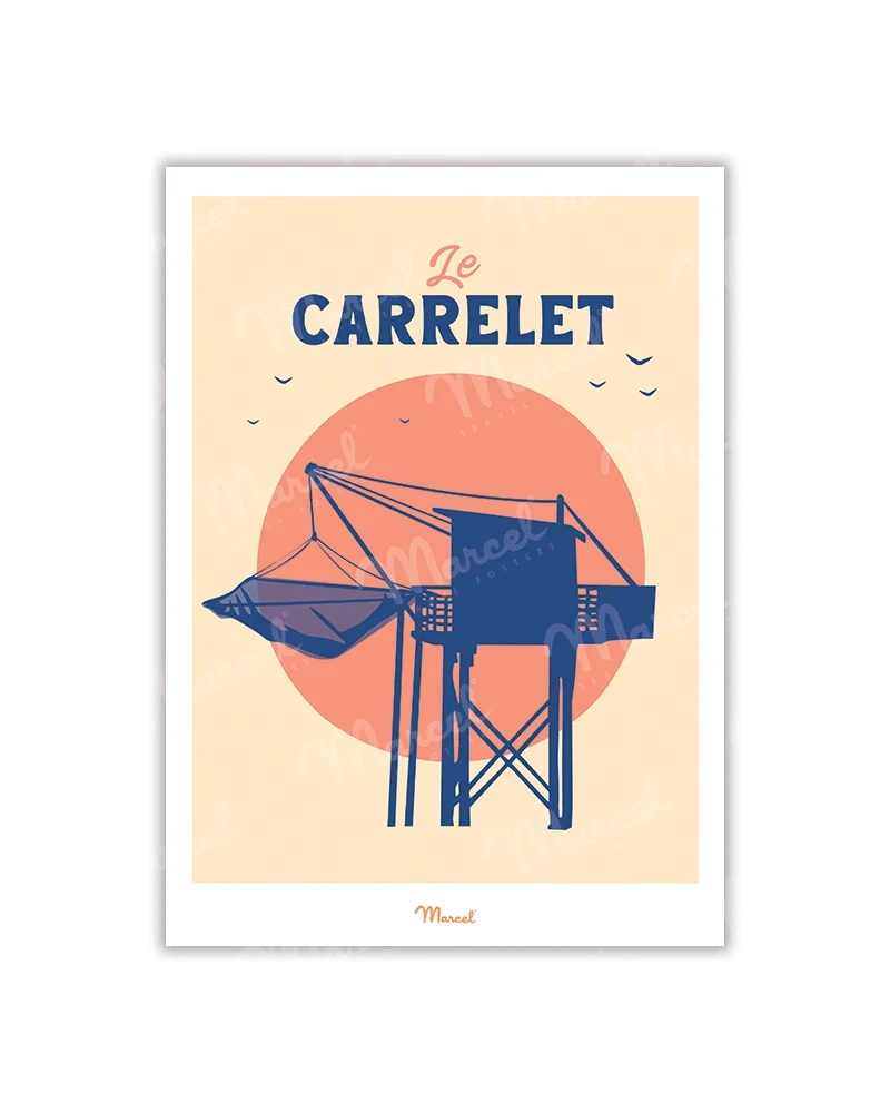 Carte postale Travel Color "Le Carrelet"