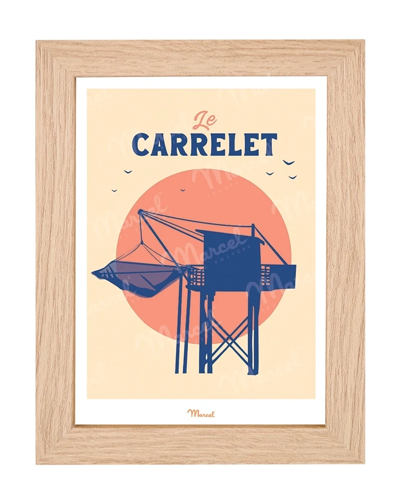 Carte postale Travel Color "Le Carrelet"