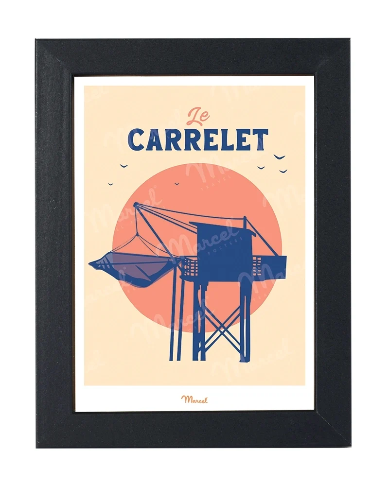 Carte postale Travel Color "Le Carrelet"