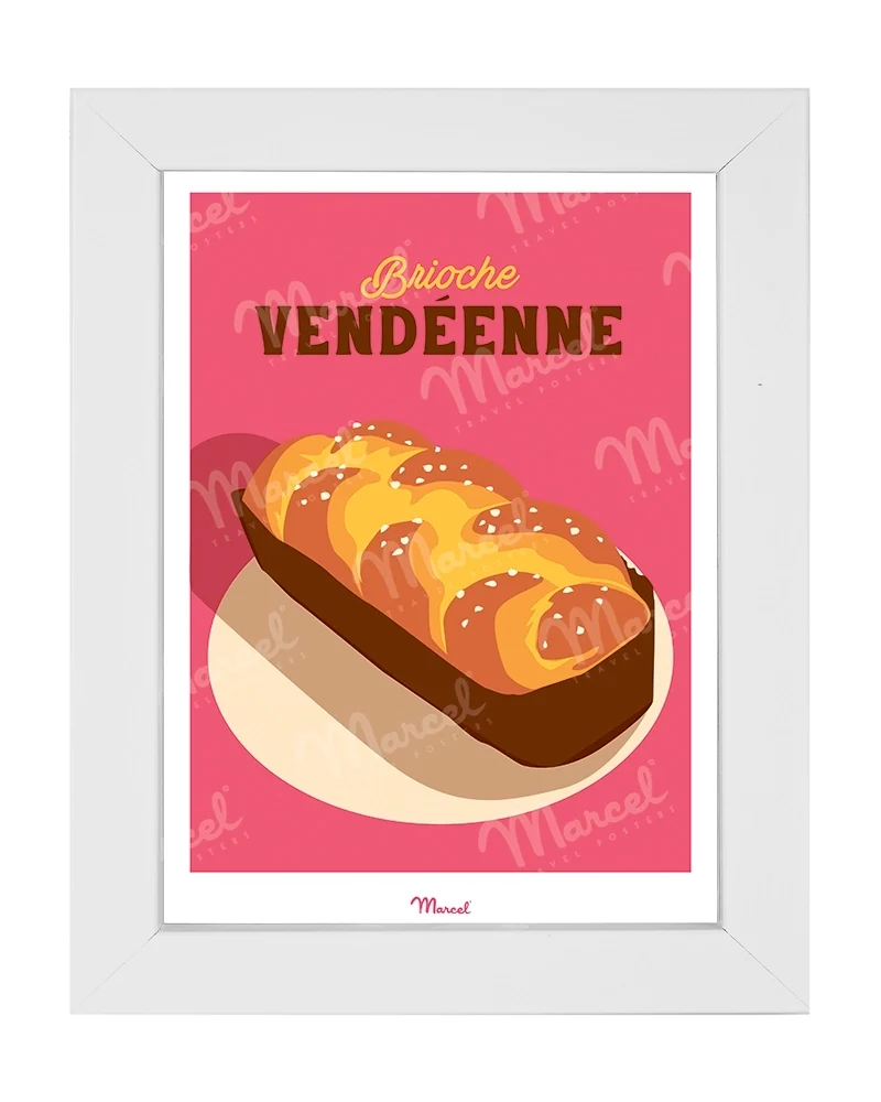 Carte postale Travel Color "Brioche Vendéenne"