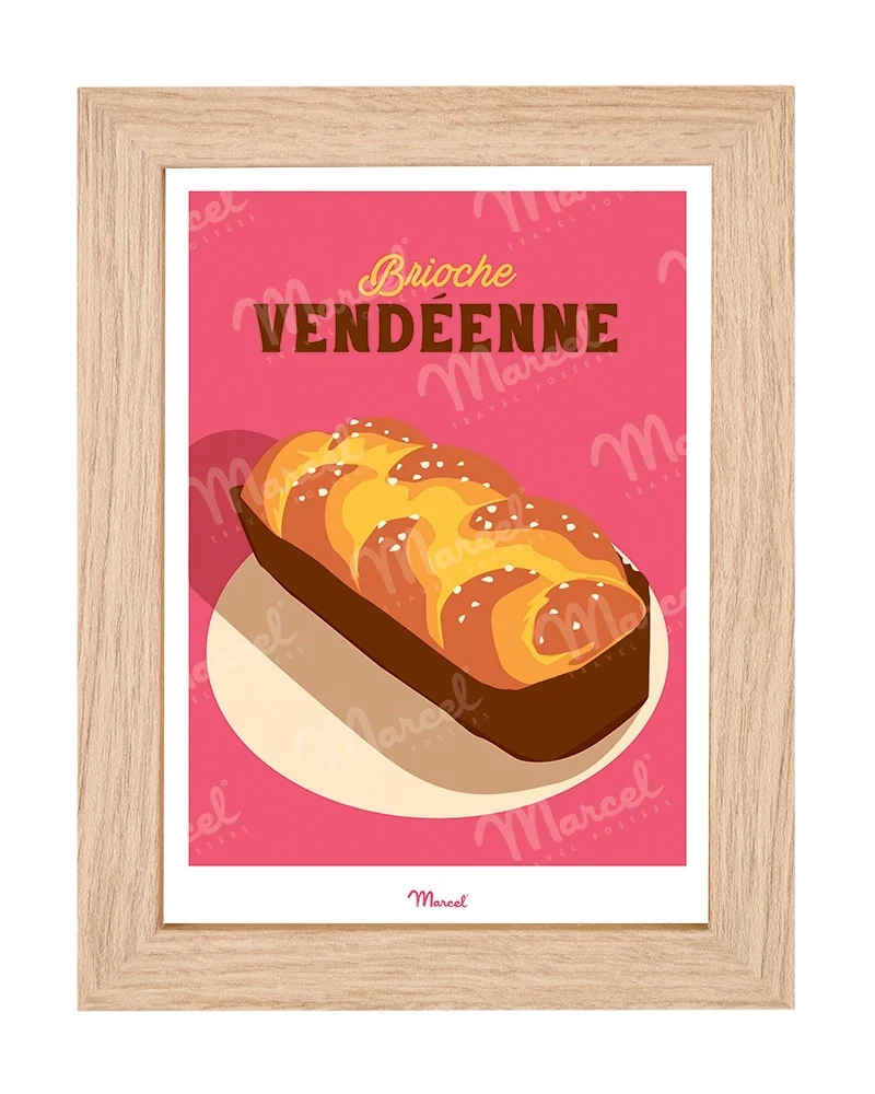 Carte postale Travel Color "Brioche Vendéenne"