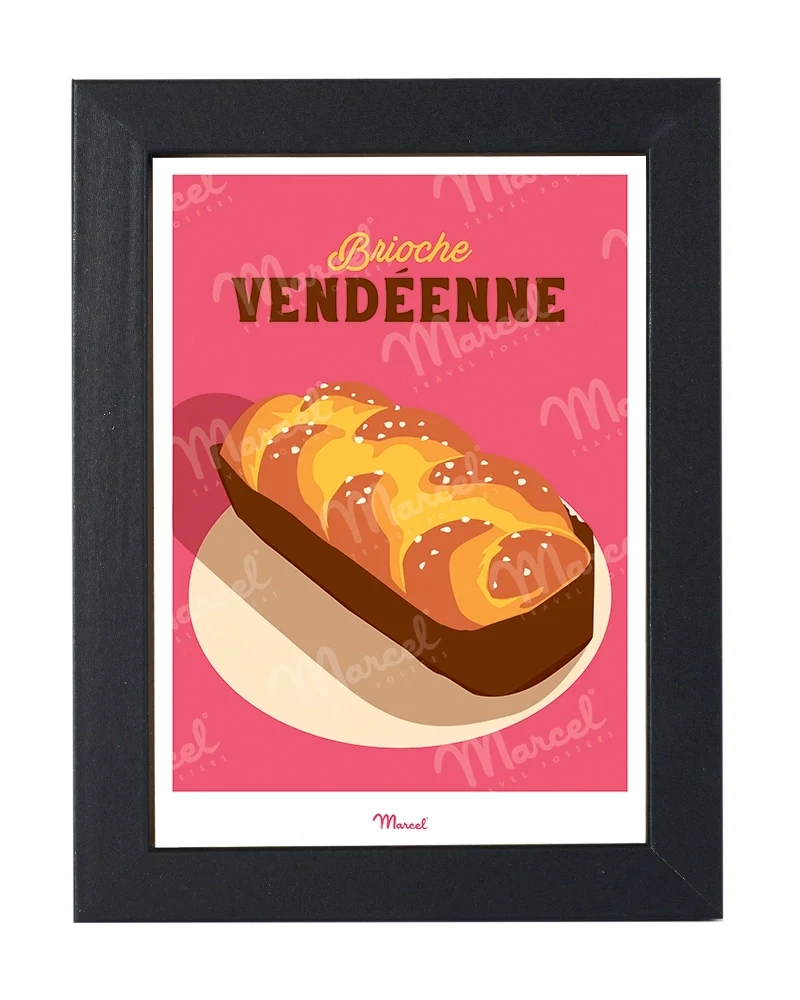 Carte postale Travel Color "Brioche Vendéenne"