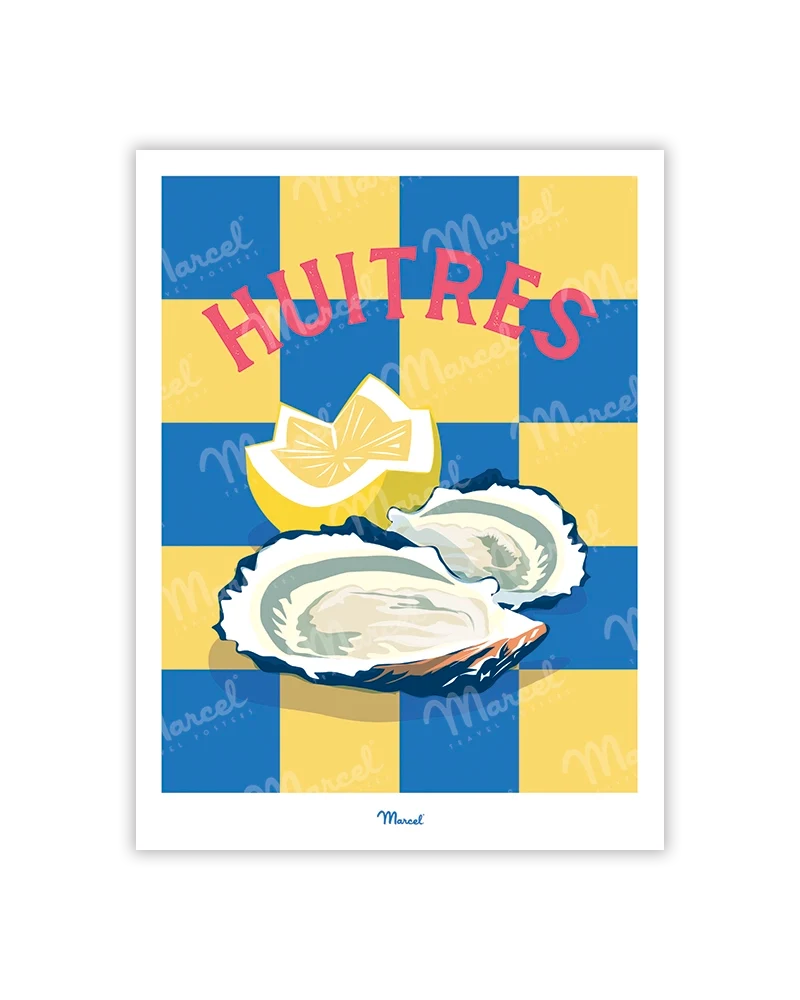 Carte postale Travel Color "Huitres"