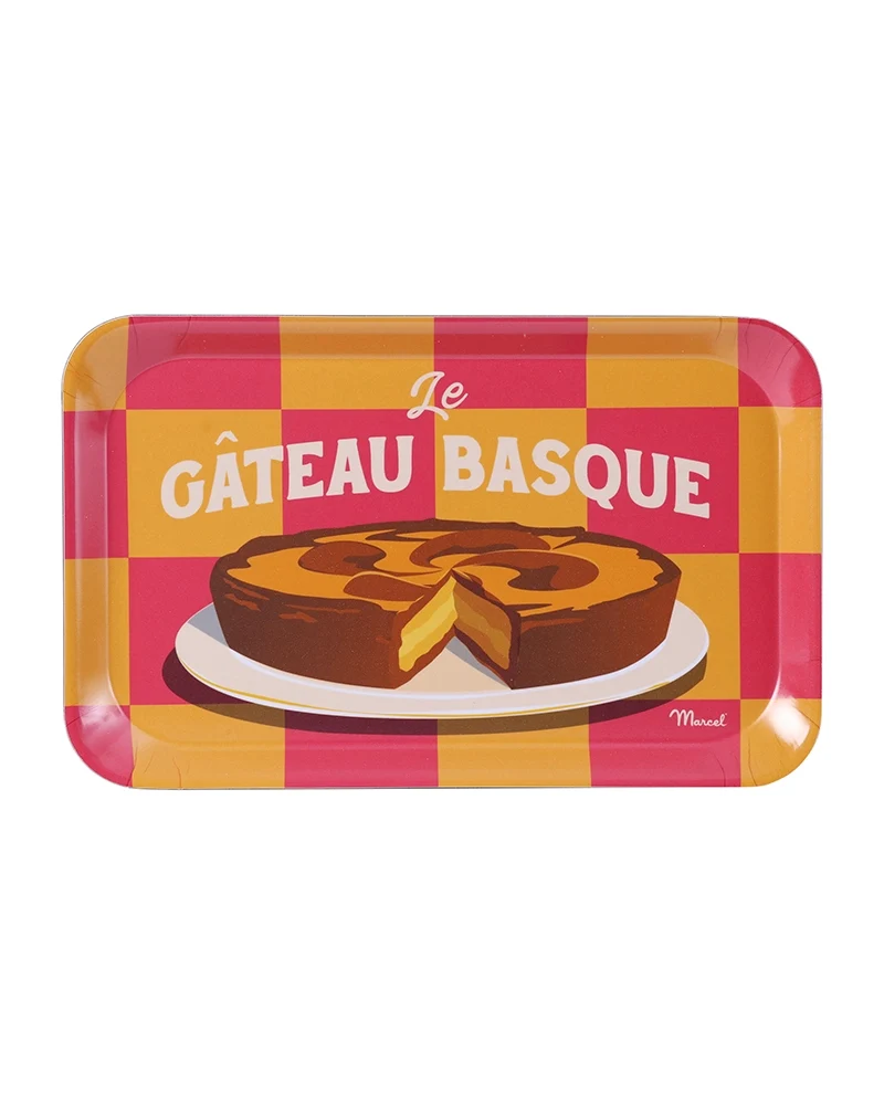 Petit Plateau de Cuisine Travel Color "Gâteau Basque"