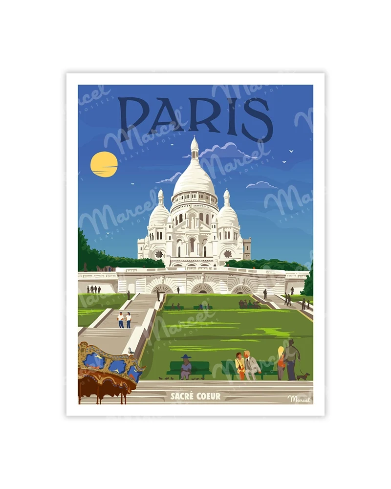 Carte Postale PARIS "Sacré-Cœur"