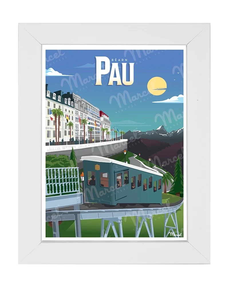 Carte Postale PAU "Le Funiculaire"