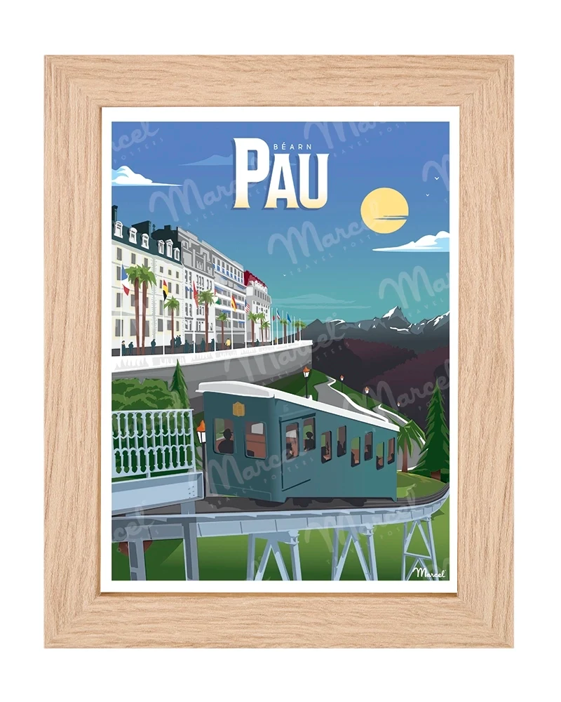 Carte Postale PAU "Le Funiculaire"