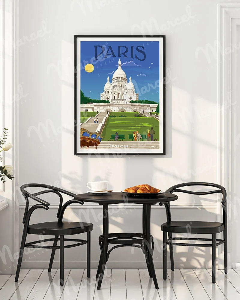 Affiche PARIS "Sacré-Cœur"