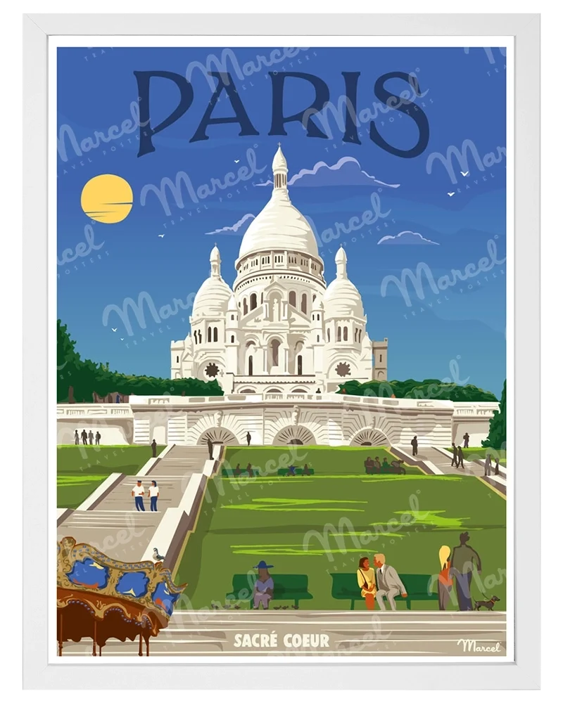 Affiche PARIS "Sacré-Cœur"