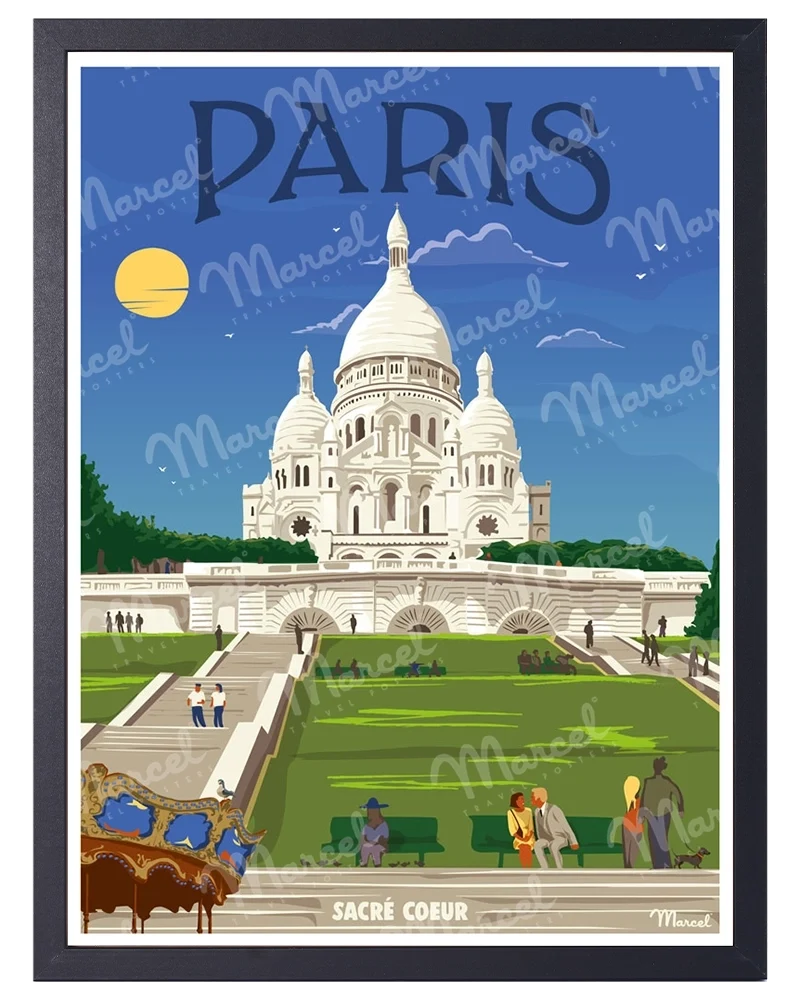 Affiche PARIS "Sacré-Cœur"