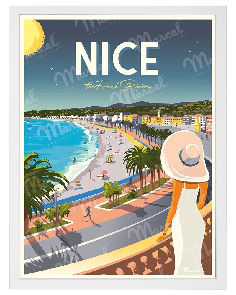 Affiche NICE "French Riviera"