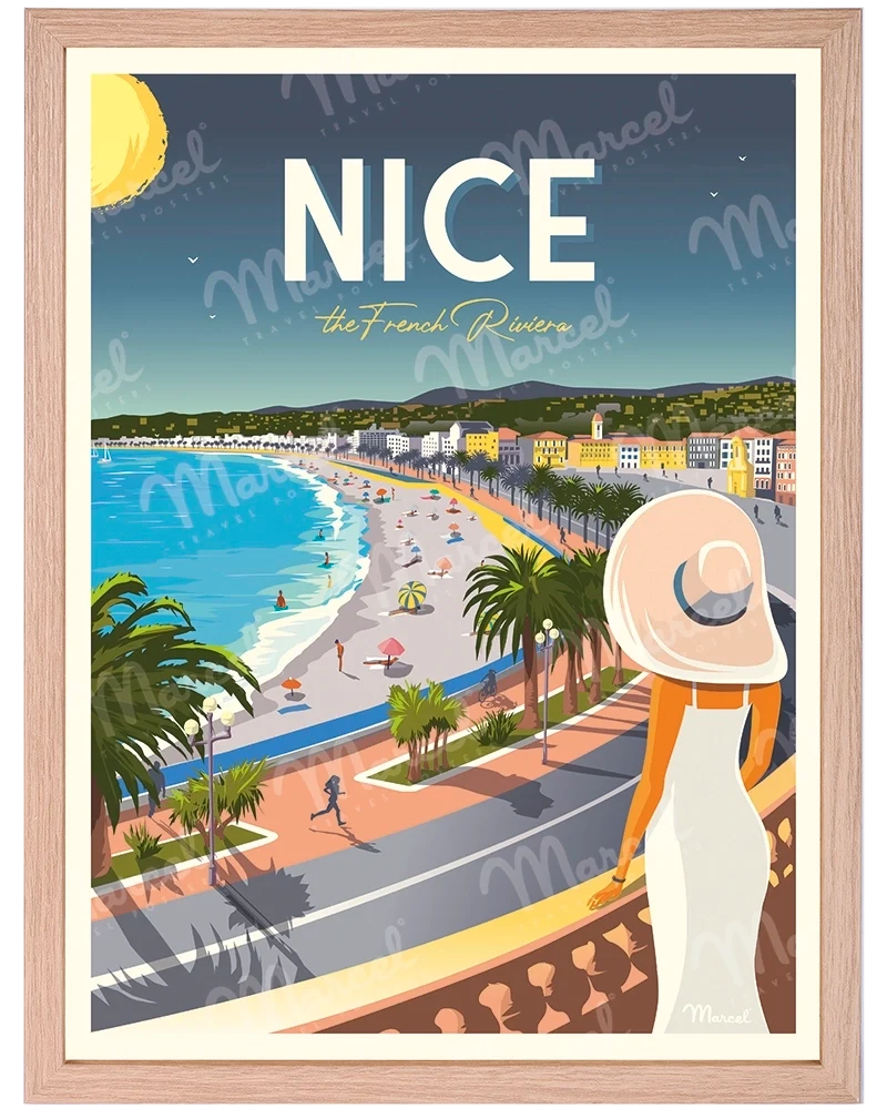 Affiche NICE "French Riviera"