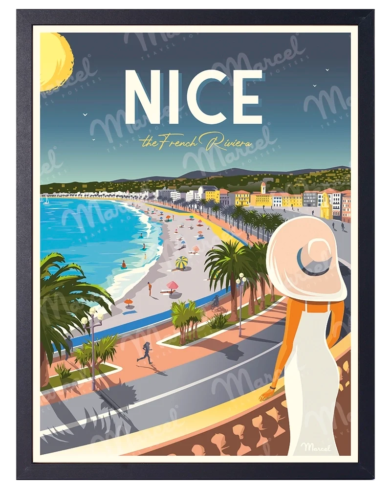 Affiche NICE "French Riviera"