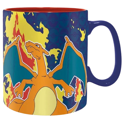 Mug Pokémon - Dracaufeu - 460ml - Bleu marine