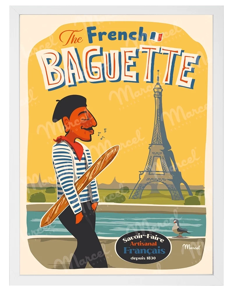 Affiche "The French Baguette"