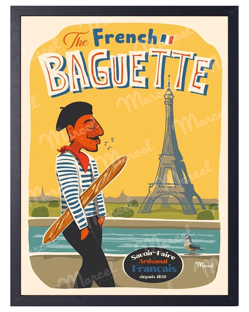 Affiche "The French Baguette"