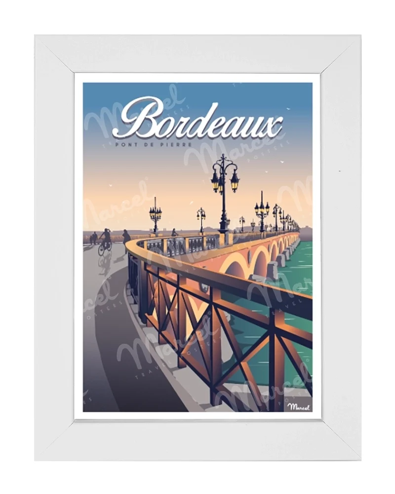 Carte Postale BORDEAUX "Pont de Pierre"