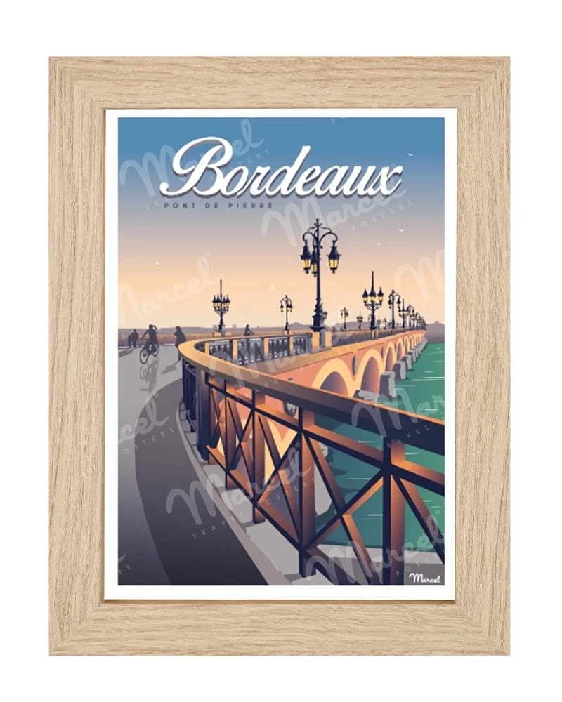 Carte Postale BORDEAUX "Pont de Pierre"