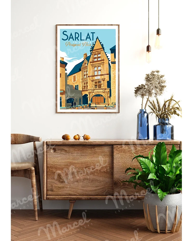 Affiche SARLAT "Périgord Noir"