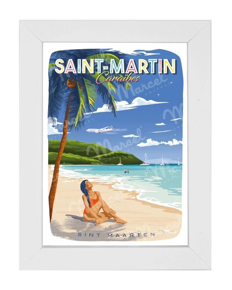 Carte Postale SAINT-MARTIN "Caraïbes"