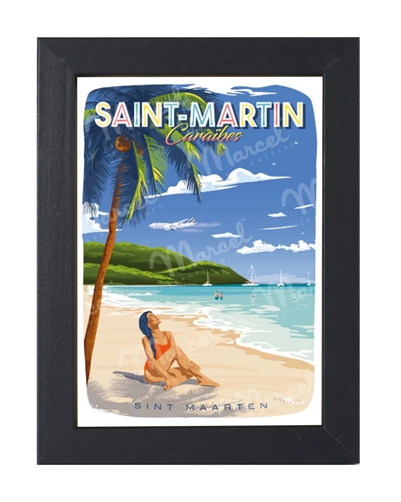 Carte Postale SAINT-MARTIN "Caraïbes"