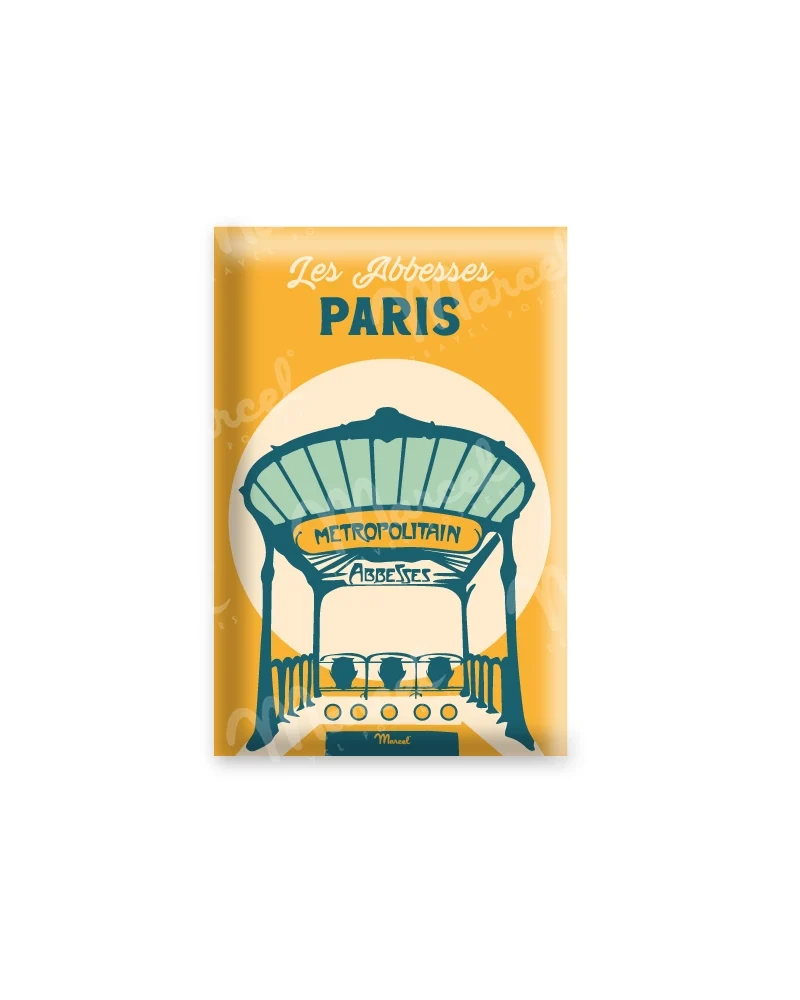 Magnet Travel Color PARIS "Les Abbesses"