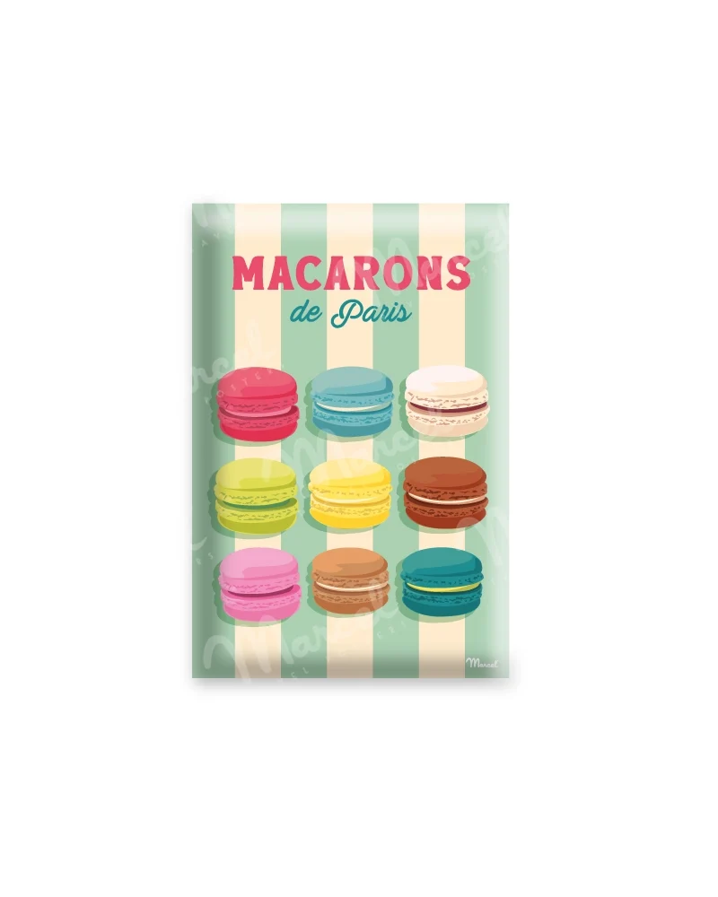 Magnet Travel Color PARIS "Macarons de Paris"