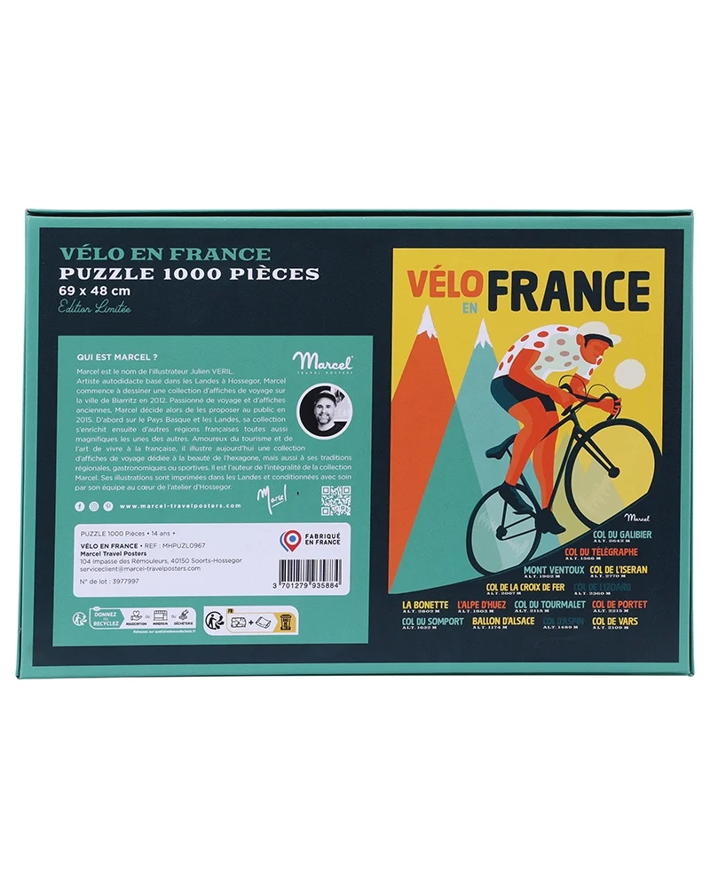 Puzzle "Vélo en France"