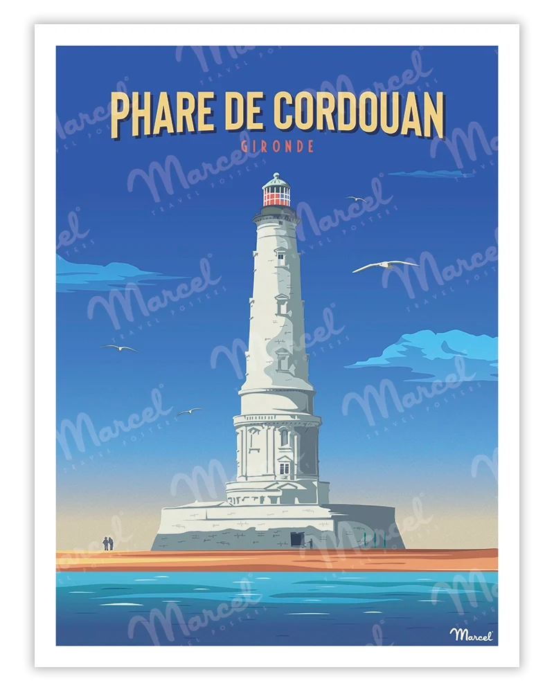 Affiche "Phare de CORDOUAN"