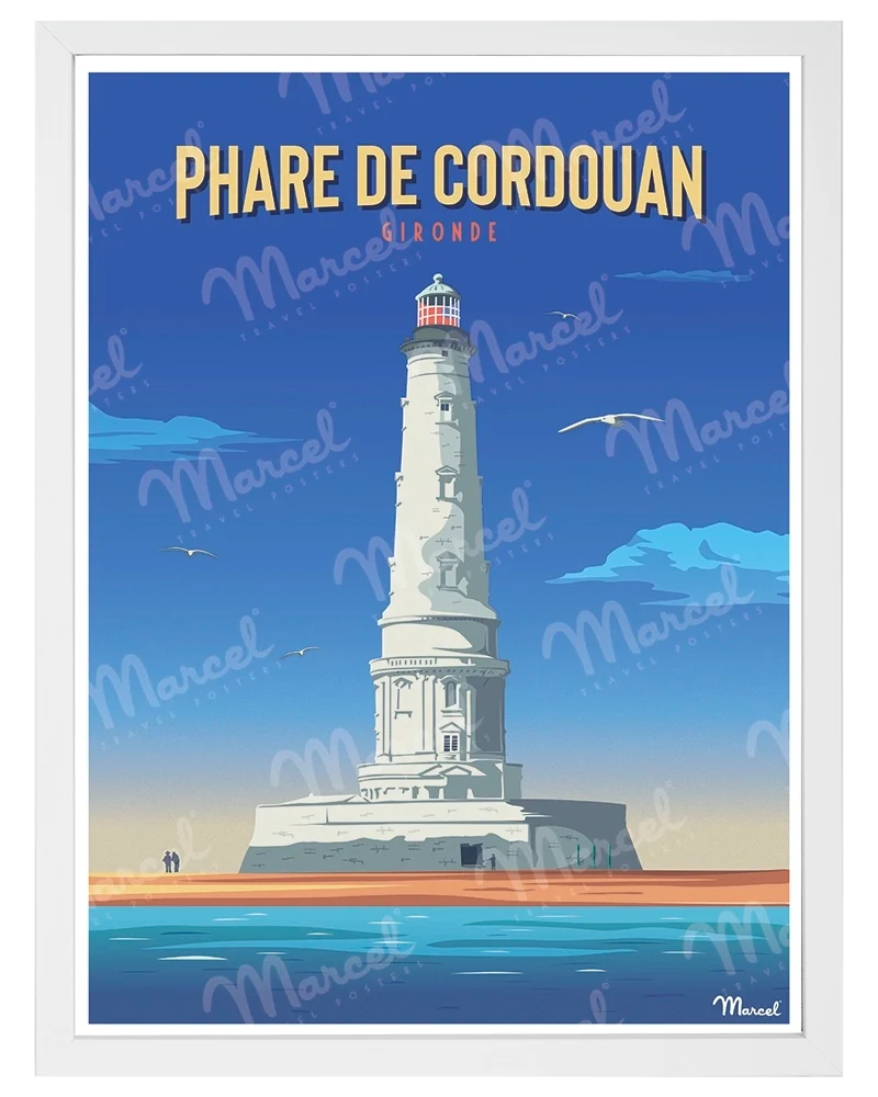 Affiche "Phare de CORDOUAN"