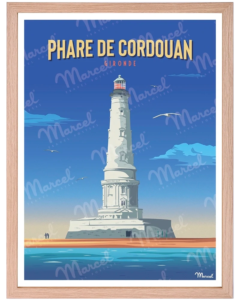 Affiche "Phare de CORDOUAN"