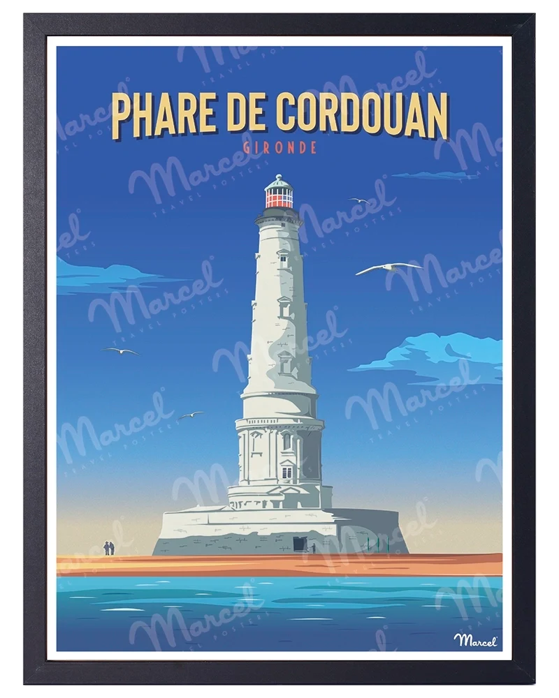 Affiche "Phare de CORDOUAN"