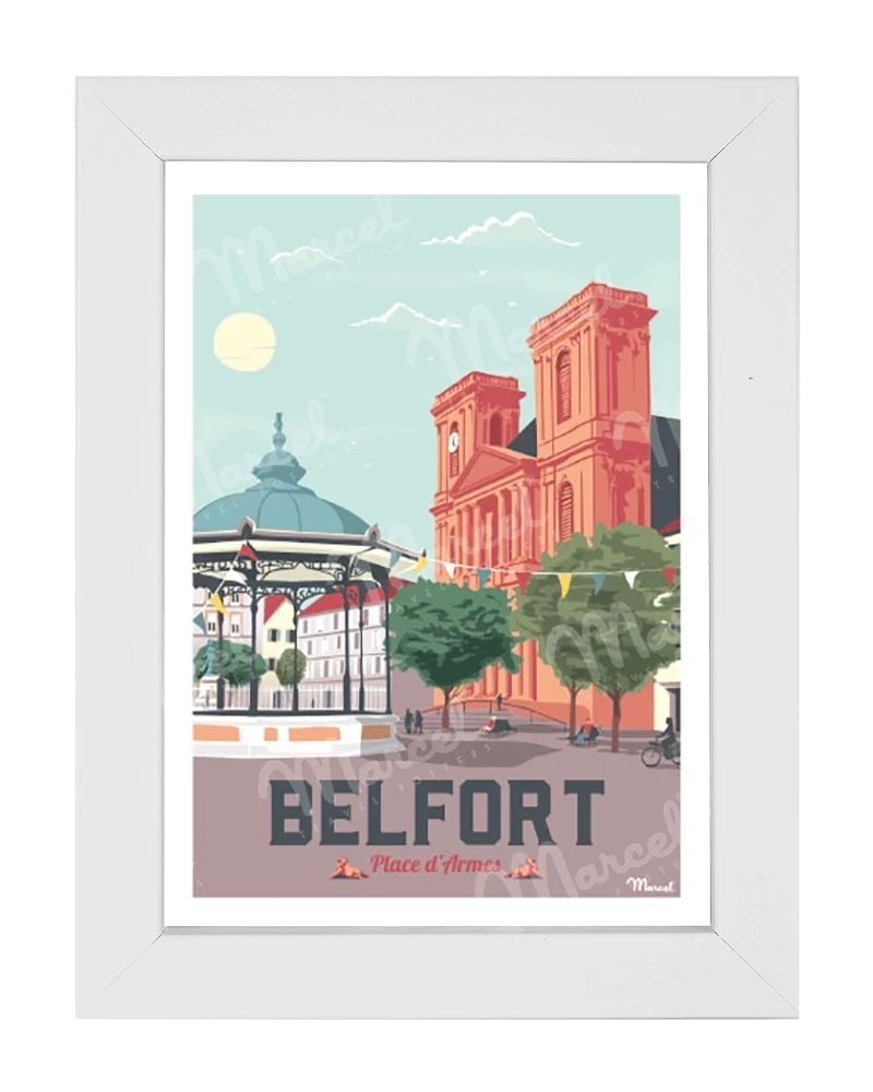 Carte Postale BELFORT "Place d'Armes"