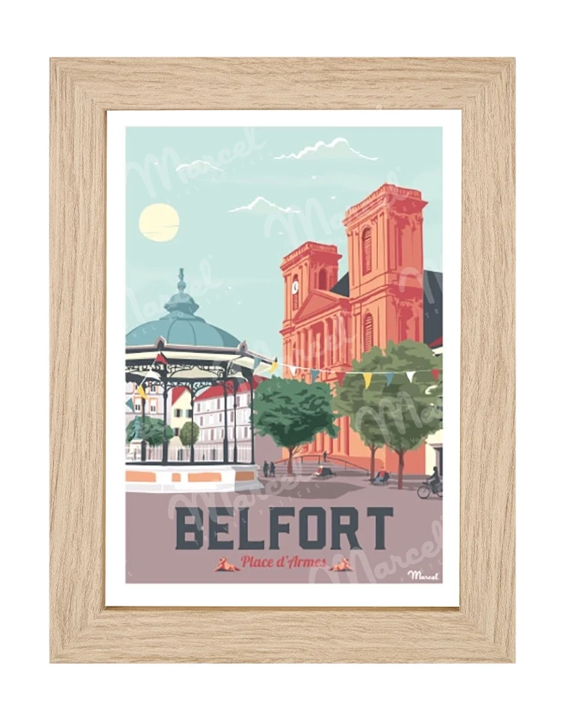 Carte Postale BELFORT "Place d'Armes"