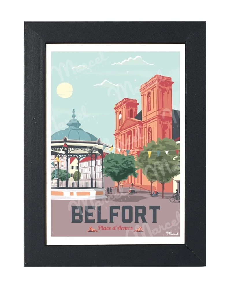 Carte Postale BELFORT "Place d'Armes"