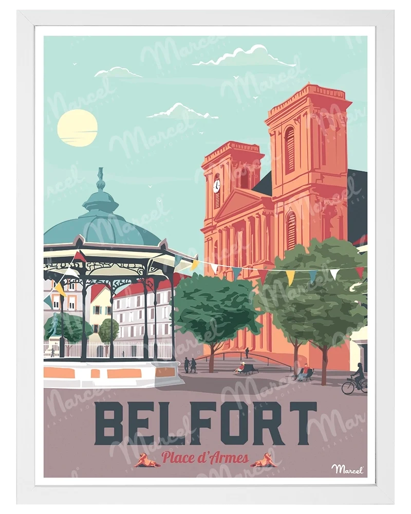 Affiche BELFORT "Place d'Armes"