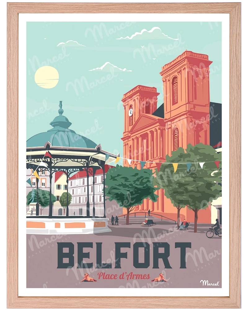 Affiche BELFORT "Place d'Armes"